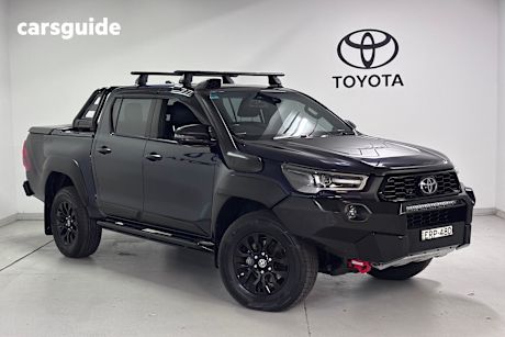 Blue 2022 Toyota Hilux Ute Tray RUGGED X 4X4