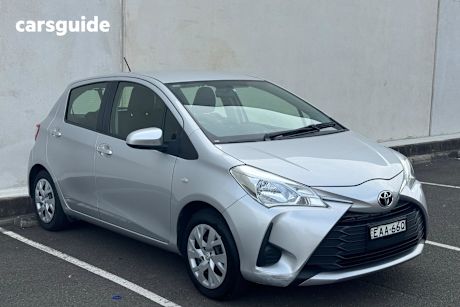 Silver 2019 Toyota Yaris Hatchback Ascent