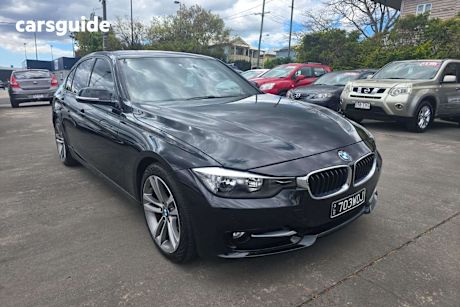 Black 2013 BMW 320D Sedan