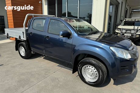 Blue 2014 Isuzu D-MAX Crew Cab Chassis Sx (4X4)