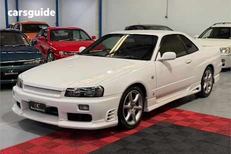White 1998 Nissan Skyline Coupe Gt-T