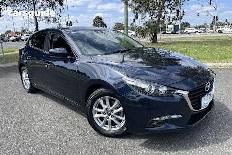 Blue 2018 Mazda 3 Hatchback Maxx Sport