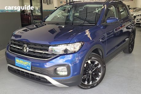 Blue 2023 Volkswagen T-Cross Wagon 85Tfsi Life