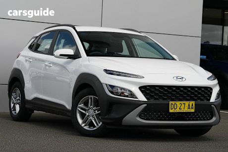 White 2021 Hyundai Kona Wagon (Fwd)