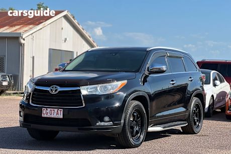 Black 2015 Toyota Kluger Wagon Grande (4X4)