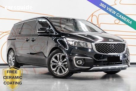 Black 2017 Kia Carnival Wagon Platinum
