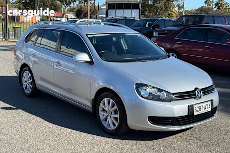 Silver 2010 Volkswagen Golf Wagon 103 Tdi Comfortline