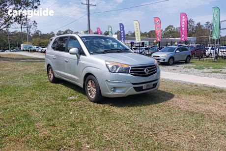 Silver 2013 Ssangyong Stavic Wagon