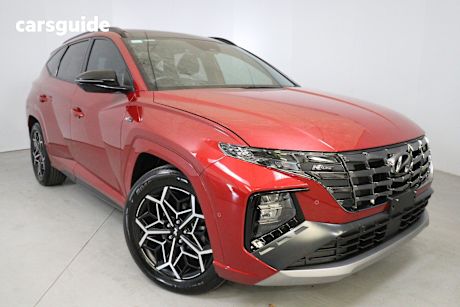 Red 2023 Hyundai Tucson Wagon Highlander N Line (Awd)