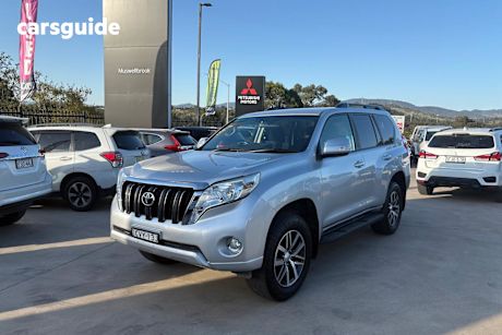Silver 2014 Toyota Landcruiser Prado SUV GXL 4X4