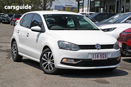 White 2016 Volkswagen Polo Hatchback 66 Tsi Trendline