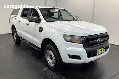 White 2018 Ford Ranger Crew Cab Chassis Xl 2.2 Hi-Rider (4X2)