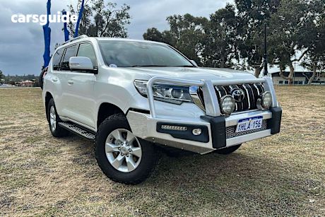 White 2021 Toyota Landcruiser Prado Wagon Gxl
