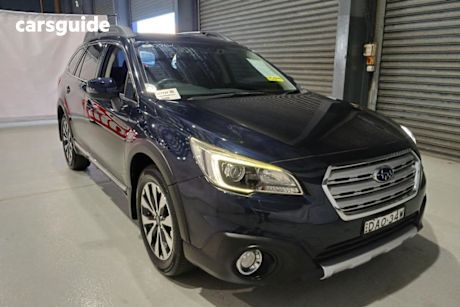Blue 2015 Subaru Outback Wagon 3.6R