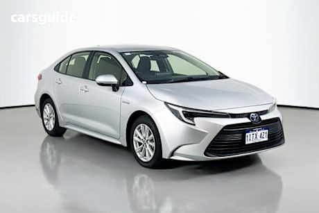 Silver 2023 Toyota Corolla Sedan Ascent Sport Hybrid