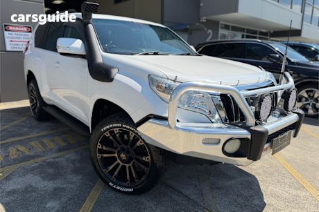 White 2015 Toyota Landcruiser Prado Wagon Gxl (4X4)