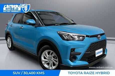 Blue 2022 Toyota Raize SUV A202A