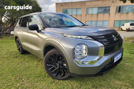 Grey 2023 Mitsubishi Outlander Wagon Ls Black Edition 7 Seat (2Wd)