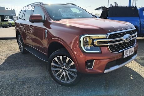 Orange 2023 Ford Everest Wagon Platinum (4Wd)