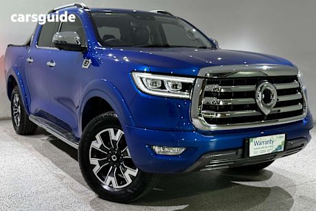 Blue 2021 GWM UTE Dual Cab Utility Cannon-L (4X4)