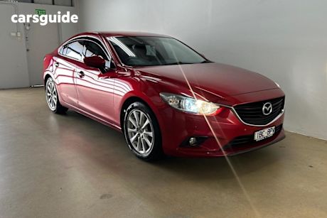 Red 2013 Mazda 6 Sedan Touring