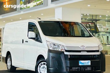 White 2023 Toyota HiAce Van Lwb