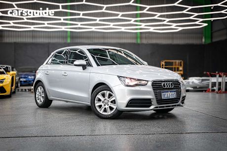 Silver 2013 Audi A1 Hatchback Sportback 1.2 Tfsi Attraction
