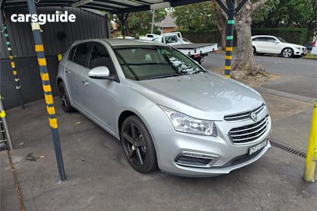 Silver 2016 Holden Cruze Hatchback Z-Series