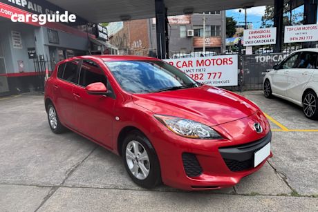 Red 2013 Mazda 3 Hatchback Neo