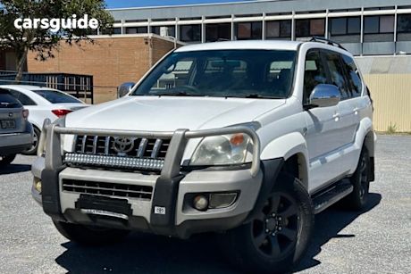 White 2007 Toyota Landcruiser Prado Wagon Gxl (4X4)