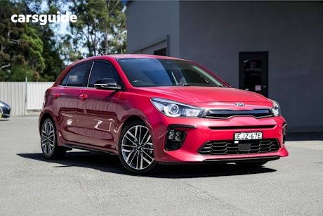 Red 2020 Kia RIO Hatchback Gt-Line