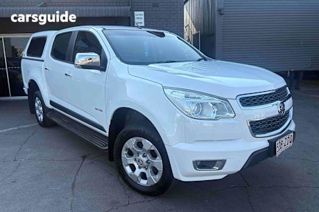 White 2014 Holden Colorado Crew Cab Pickup Ltz (4X2)