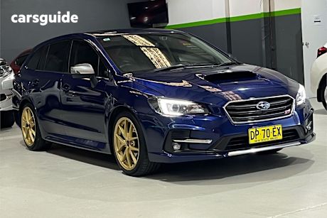 Blue 2018 Subaru Levorg Wagon 2.0 Sti Sport