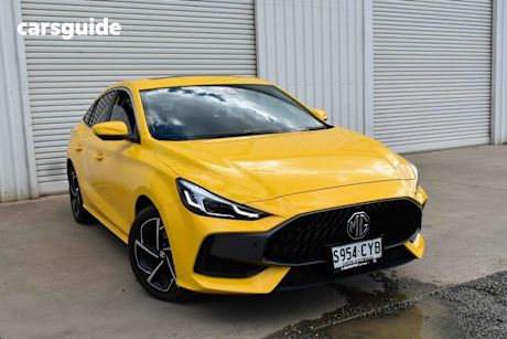 Yellow 2023 MG MG5 Sedan Essence