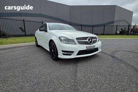 White 2012 Mercedes-Benz C250 Coupe Cdi Be
