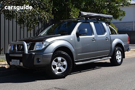Grey 2011 Nissan Navara Dual Cab Pick-up St (4X4)