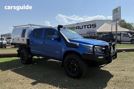Blue 2018 Holden Colorado Crew Cab Chassis Ls (4X4)