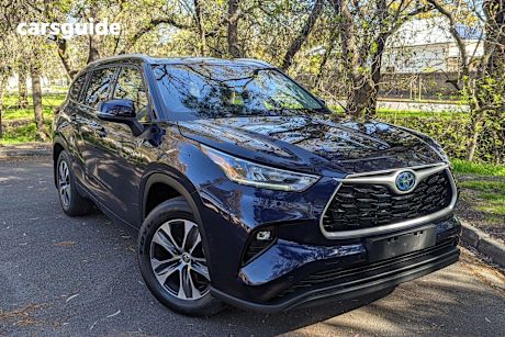 Blue 2021 Toyota Kluger Wagon Gxl Hybrid Awd