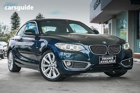 Blue 2017 BMW 220I Coupe M Sport