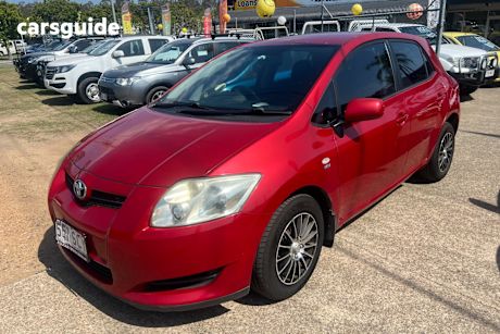 Red 2009 Toyota Corolla Hatchback Ascent