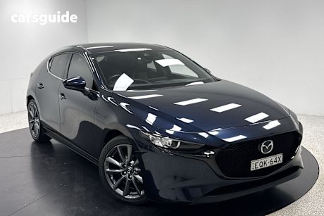 Blue 2021 Mazda Mazda3 Hatch G20 TOURING F