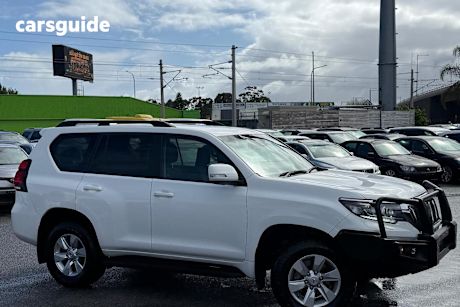 White 2020 Toyota Landcruiser Prado Wagon Gxl