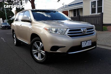 Gold 2012 Toyota Kluger Wagon Kx-R (4X4) 7 Seat
