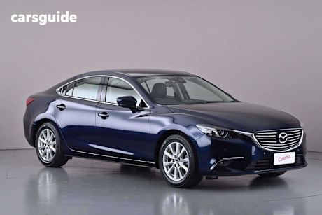 Blue 2018 Mazda 6 Sedan Touring