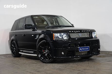 Black 2009 Land Rover Range Rover Sport Wagon 3.6 Tdv8