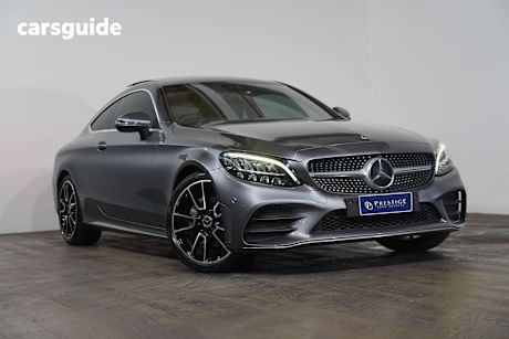 Grey 2019 Mercedes-Benz C200 Coupe