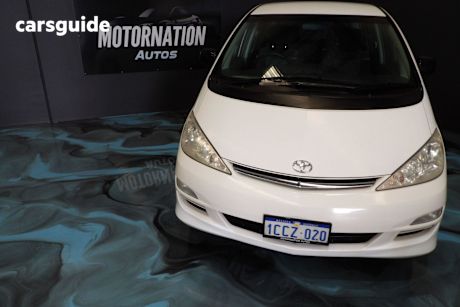 White 2004 Toyota Tarago Wagon Gli