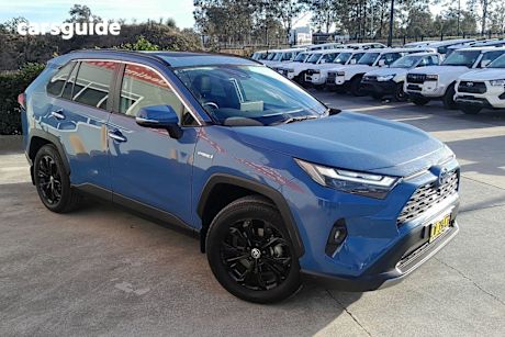 Blue 2023 Toyota RAV4 Wagon Cruiser (Awd) Hybrid