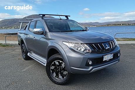 Silver 2017 Mitsubishi Triton Dual Cab Utility Exceed (4X4)
