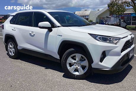 White 2021 Toyota RAV4 Wagon Gx (Awd) Hybrid